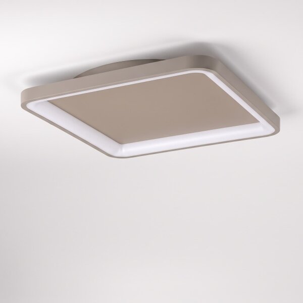 BRILAGI - LED димируемо осветително тяло FALCON SLIM LED/50W/230V 50x50 cm бежово + дистанционно управление