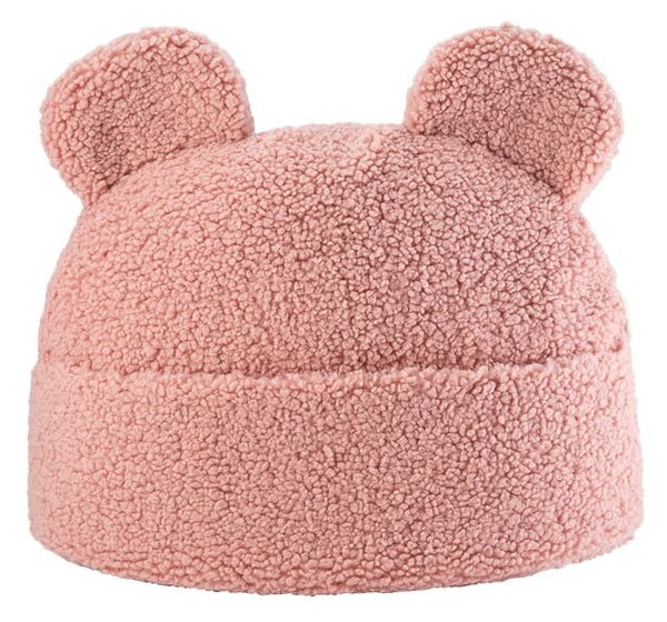 Розова детска възглавница за диван от букле Teddy Pouch – Wigiwama