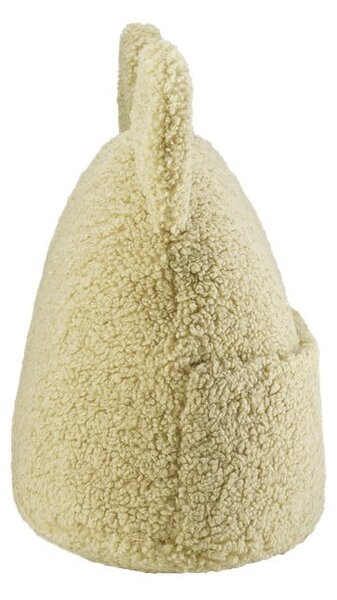 Зелена детска възглавница за диван от букле Teddy Pouch – Wigiwama