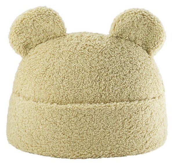 Зелена детска възглавница за диван от букле Teddy Pouch – Wigiwama