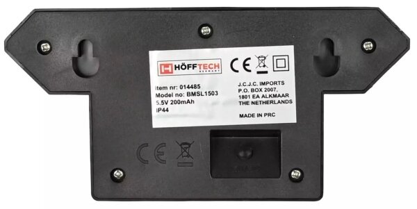 HÖFFTECH - LED соларен стенен осветител със сензор LED/5,5V 200 mAh IP44