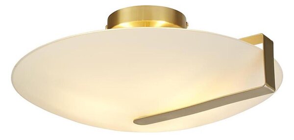 Searchlight 73990-3GO - Таванно осветително тяло SUNDIAL 3xE27/40W/230V, златисто