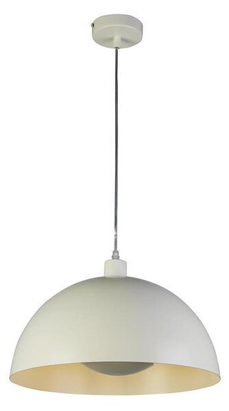 Searchlight 35410CR - Подвесен полилей MARS на кабел, 1xE27/60W/230V, Ø 25 см, кремав