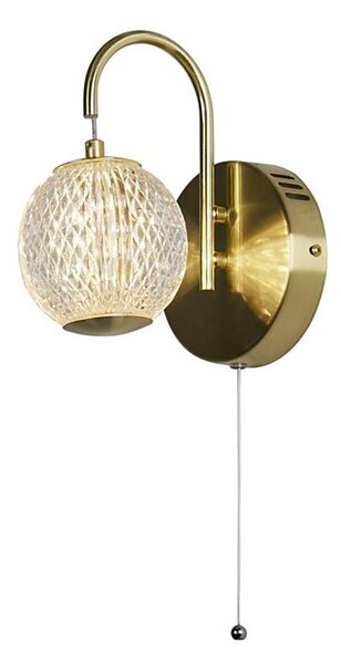 Searchlight 51481SB - LED настенно осветително тяло ALLURE LED/5W/230V