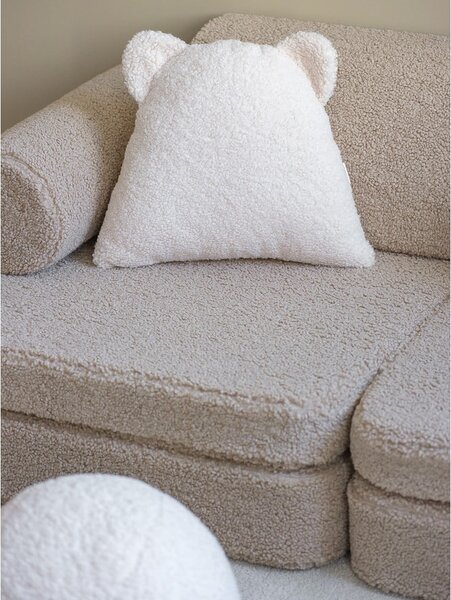 Светлокафяв детски диван от букле 132 cm Settee – Wigiwama
