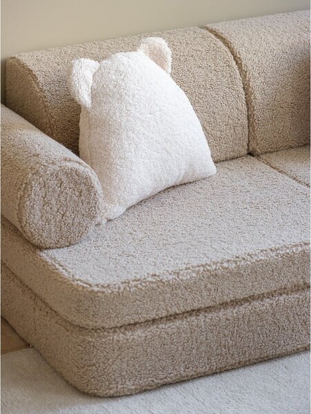 Светлокафяв детски диван от букле 132 cm Settee – Wigiwama