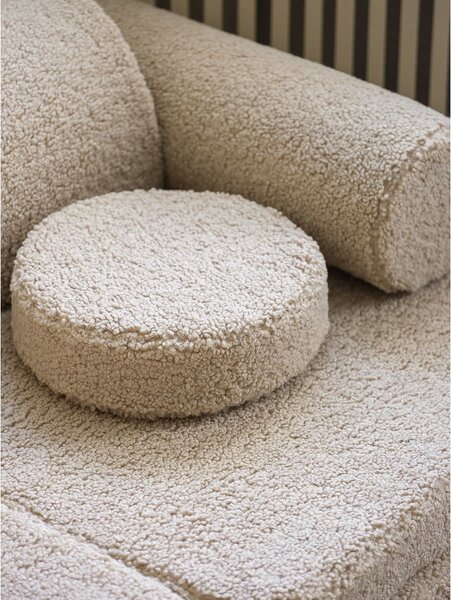 Светлокафяв детски диван от букле 132 cm Settee – Wigiwama