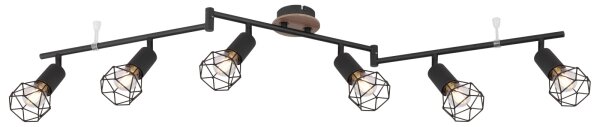Globo 54802S-6H - Точково осветително тяло XARA 6xE14/40W/230V