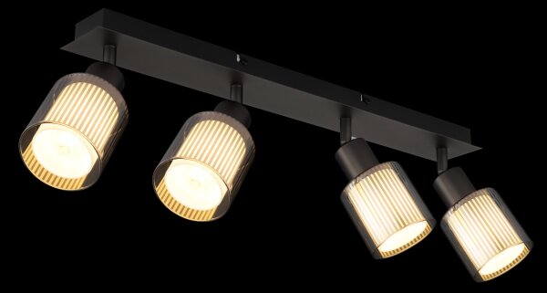 Globo 54456-4 - Точково осветително тяло VILLEGAS 4xE14/25W/230V