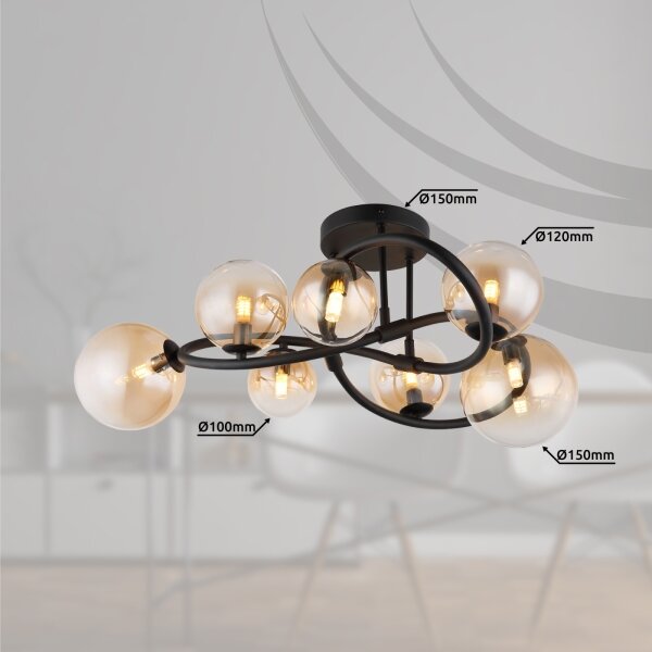 Globo 56141-7D - LED плафон TUBERIUS 7xG9/3,5W/230V