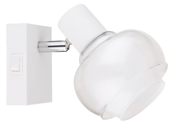 Globo 54309-1W - Стенно спот осветително тяло TOKKI, 1xE14/40W/230V, бяло