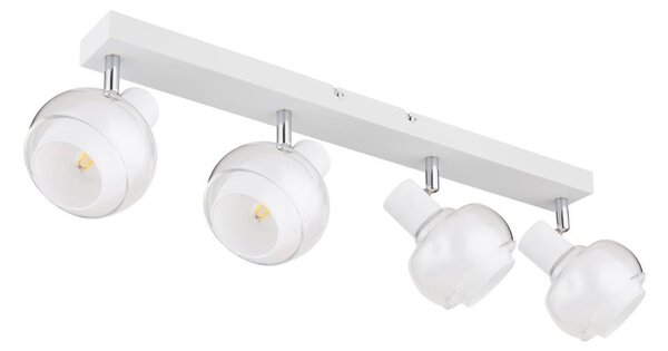 Globo 54309-4W - Точково осветително тяло TOKKI 4xE14/40W/230V бяло