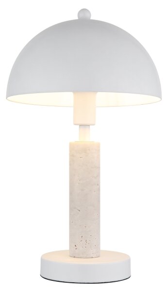 Globo 24868W - Настолна лампа JANIE 1xE14/40W/230V бяла