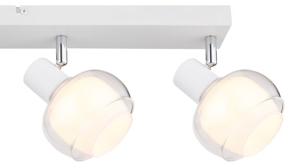 Globo 54309-4W - Точково осветително тяло TOKKI 4xE14/40W/230V бяло