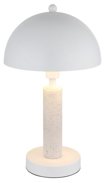 Globo 24868W - Настолна лампа JANIE 1xE14/40W/230V бяла