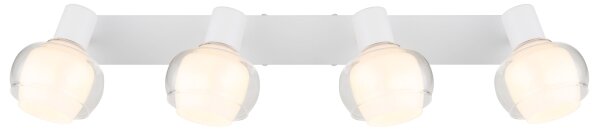 Globo 54309-4W - Точково осветително тяло TOKKI 4xE14/40W/230V бяло