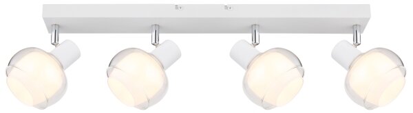 Globo 54309-4W - Точково осветително тяло TOKKI 4xE14/40W/230V бяло