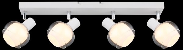 Globo 54309-4W - Точково осветително тяло TOKKI 4xE14/40W/230V бяло