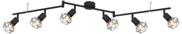 Globo 54802S-6S - Точково осветително тяло XARA 6xE14/40W/230V