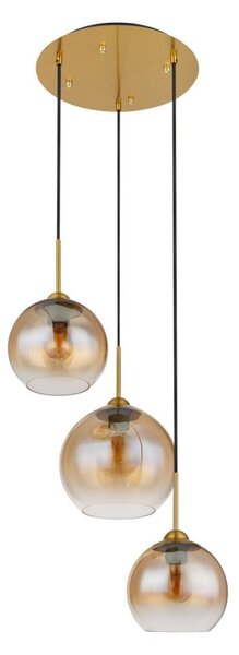 Globo 15788-3H - Полилей на кабел JAMESSA 3xE27/60W/230V месинг