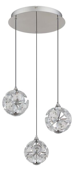 Globo 16047-3HC - LED полилей на кабел VIRINA LED/24W/230V