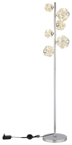 Globo 16047SC - LED подова лампа VIRINA LED/48W/230V