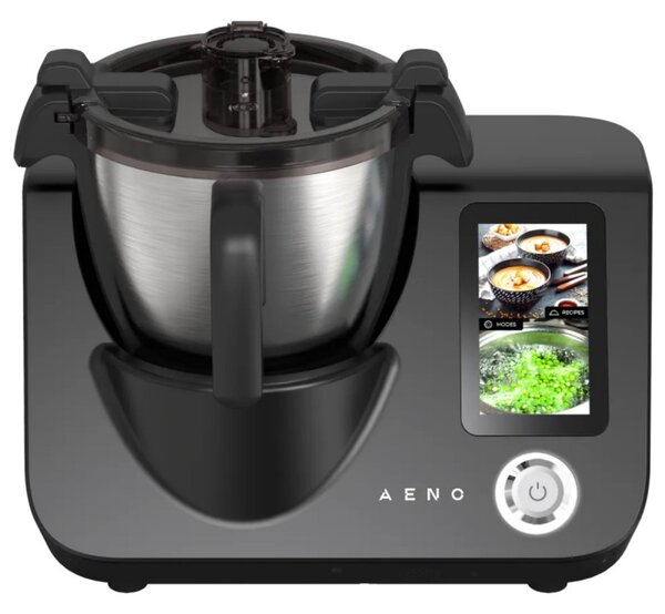 Кухненски робот 20в1 AENO CR1S GastroLab, 1000W, Wi-Fi, 8 програми, 12 степени, 3.5l, Touch screen, Таймер, Черен