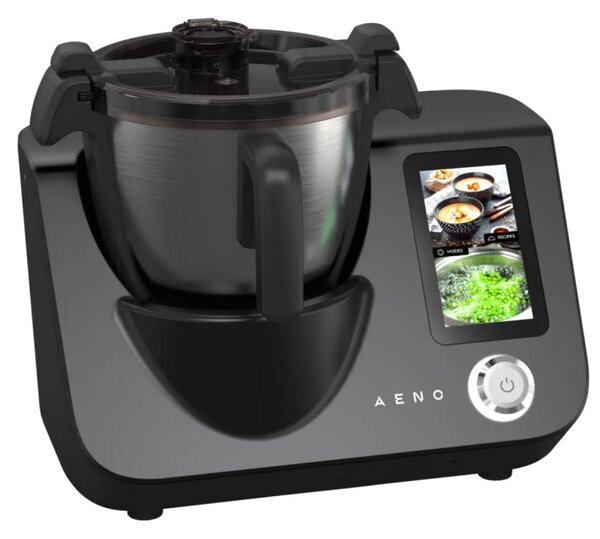 Кухненски робот 20в1 AENO CR1S GastroLab, 1000W, Wi-Fi, 8 програми, 12 степени, 3.5l, Touch screen, Таймер, Черен