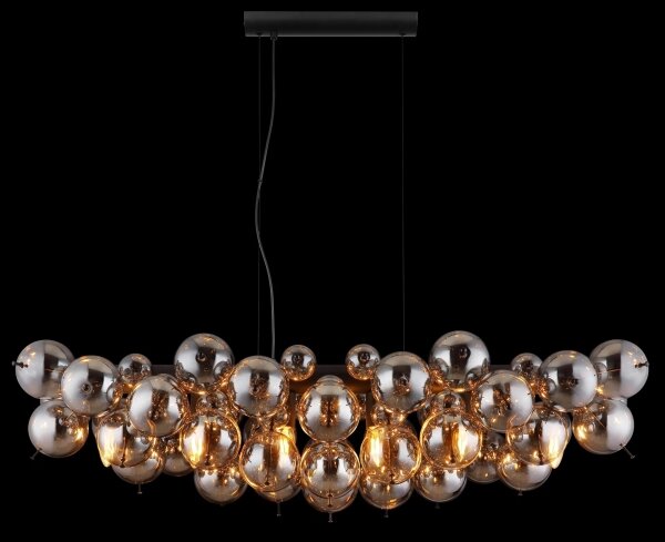 Globo 15633H1S - Полилей на кабел UDO 6xE14/25W/230V черен