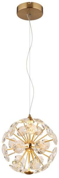 Globo 16047H - LED полилей с окачване на кабел VIRINA LED/12W/230V 3000K златист