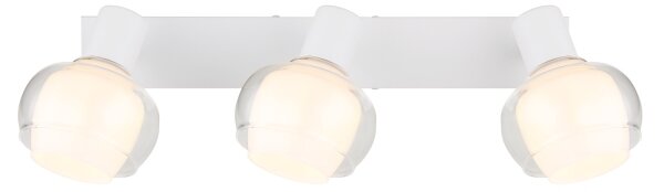 Globo 54309-3W - Точково осветително тяло TOKKI 3xE14/40W/230V бяло