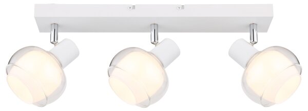 Globo 54309-3W - Точково осветително тяло TOKKI 3xE14/40W/230V бяло