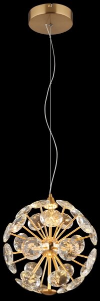 Globo 16047H - LED полилей с окачване на кабел VIRINA LED/12W/230V 3000K златист