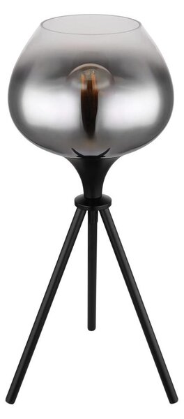 Globo 15548T1 - Настолна лампа MAXY 1xE27/40W/230V черна