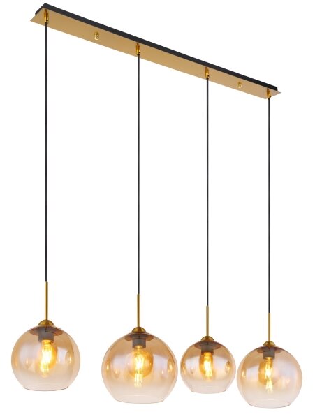 Globo 15788-4H - Полилей на кабел JAMESSA 4xE27/60W/230V месинг