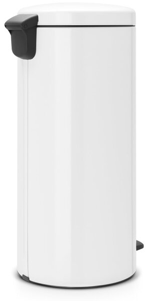 Кош за боклук с педал Brabantia NewIcon 649049, 30 л, Леко затваряне, Противоплъзгаща основа, Бял