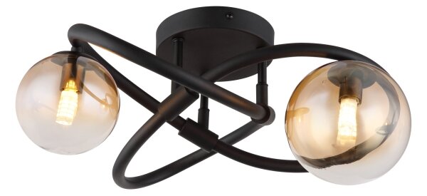 Globo 56141-2D - LED повърхностно монтиран таванен полилей TUBERIUS 2xG9/3,5W/230V