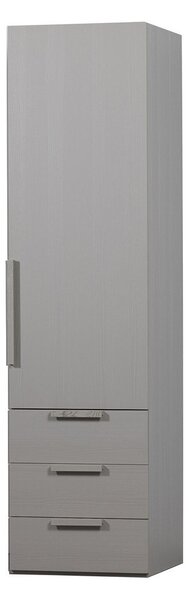 Сив модулен шкаф 55x210 cm Rens – WOOOD