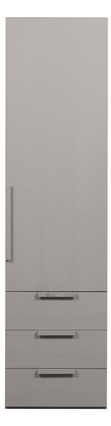 Сив модулен шкаф 55x210 cm Rens – WOOOD
