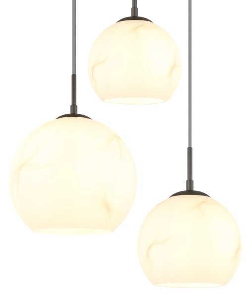 Globo 15999M-5HR - Полилей на кабел RAGUSA 5xE27/60W/230V Ø 75 см