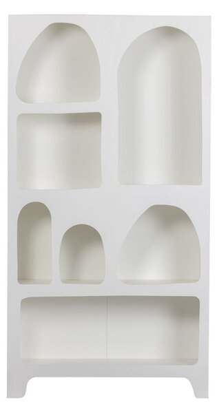 Бял шкаф за книги 95x180 cm Caz - WOOOD