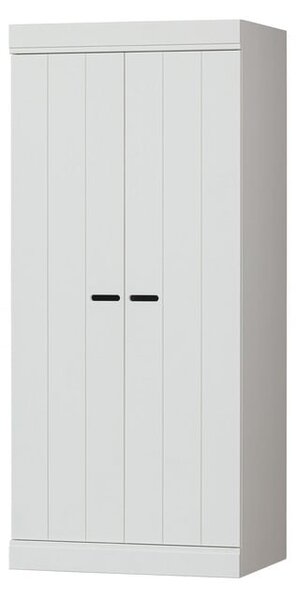 Гардероб от бял бор 77x175 cm Connect - WOOOD