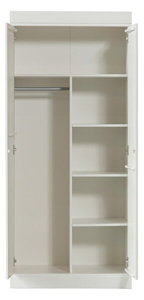 Гардероб от бял бор 77x175 cm Connect - WOOOD