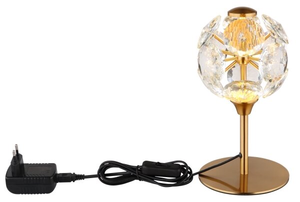 Globo 16047T - LED настолна лампа VIRINA LED/8W/230V 3000K златна