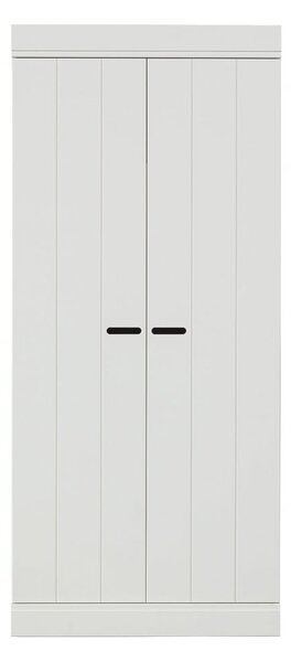 Гардероб от бял бор 77x175 cm Connect - WOOOD