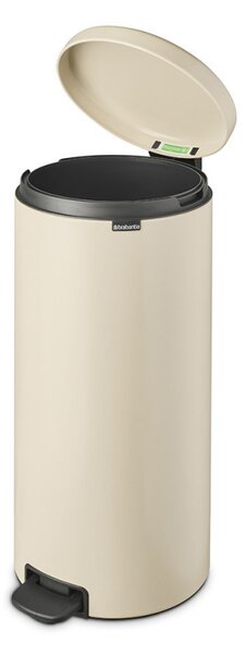 Кош за смет с педал Brabantia NewIcon 1005539, 30 л, Леко затваряне, Противоплъзгаща основа, Бежов