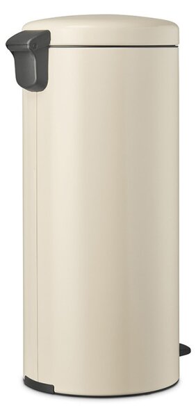 Кош за смет с педал Brabantia NewIcon 1005539, 30 л, Леко затваряне, Противоплъзгаща основа, Бежов