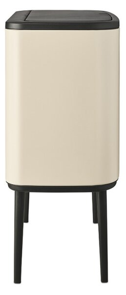 Кош за смет Brabantia Bo Touch 1005550, 3х11 л, Плавно и безшумно отваряне, Голям отвор, Бежов