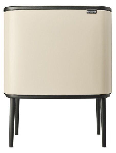 Кош за смет Brabantia Bo Touch 1005550, 3х11 л, Плавно и безшумно отваряне, Голям отвор, Бежов