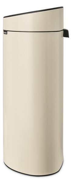 Кош за смет Brabantia Touch Bin New 1005543, 40 л, Плавно и безшумно отваряне, Голям отвор, Бежов